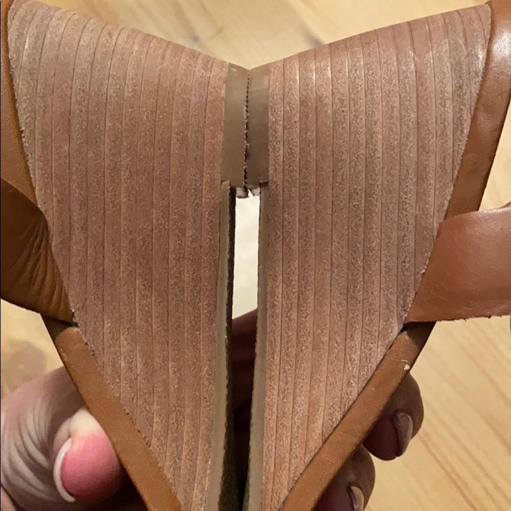Susina Terra Wedge Sandal Brown Leather - Picture 11 of 14